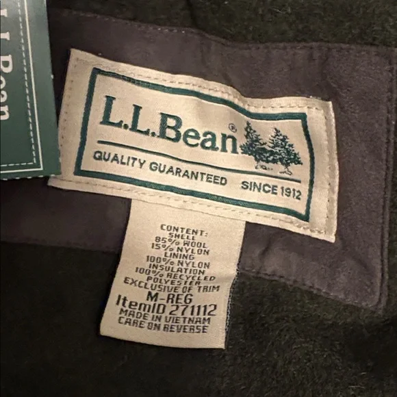 NWT LL Bean Wool Parka - Picture 6 of 16